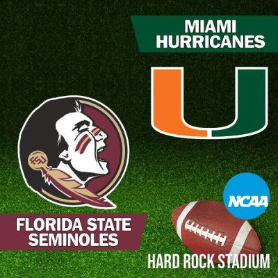 NCAA - Florida State Seminoles at Miami Hurricanes Football