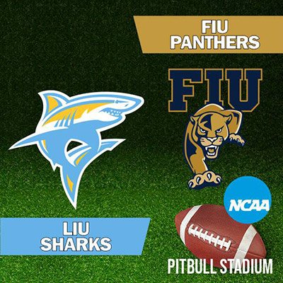 NCAA - LIU Sharks at FIU Panthers Football