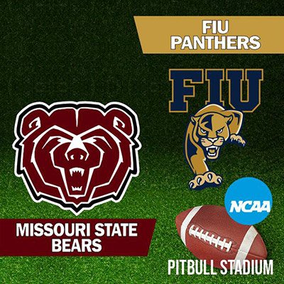 NCAA - Missouri State Bears at FIU Panthers Football