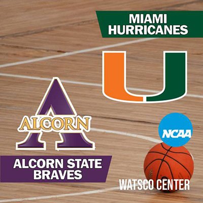 NCAA - Alcorn State Braves at Miami Hurricanes Basketball