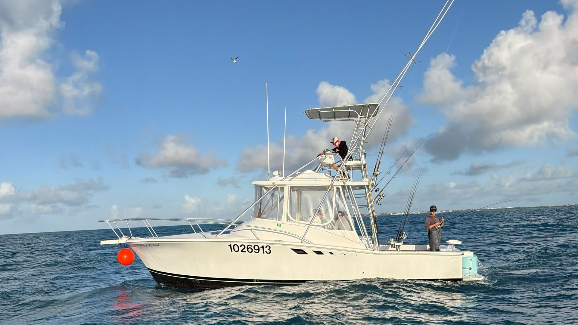 Fishing Aboard 32 ft Luhrs Express