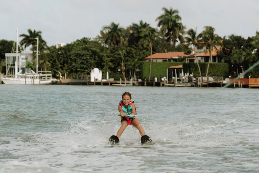 Waterski Lesson in Miami Beach