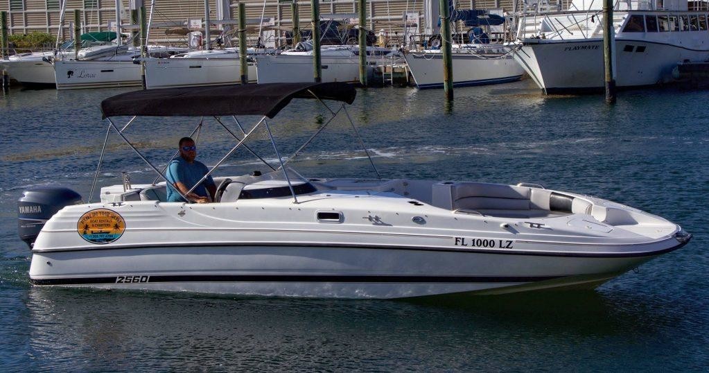 26 Ft Century Deck Boat Rental — Key West