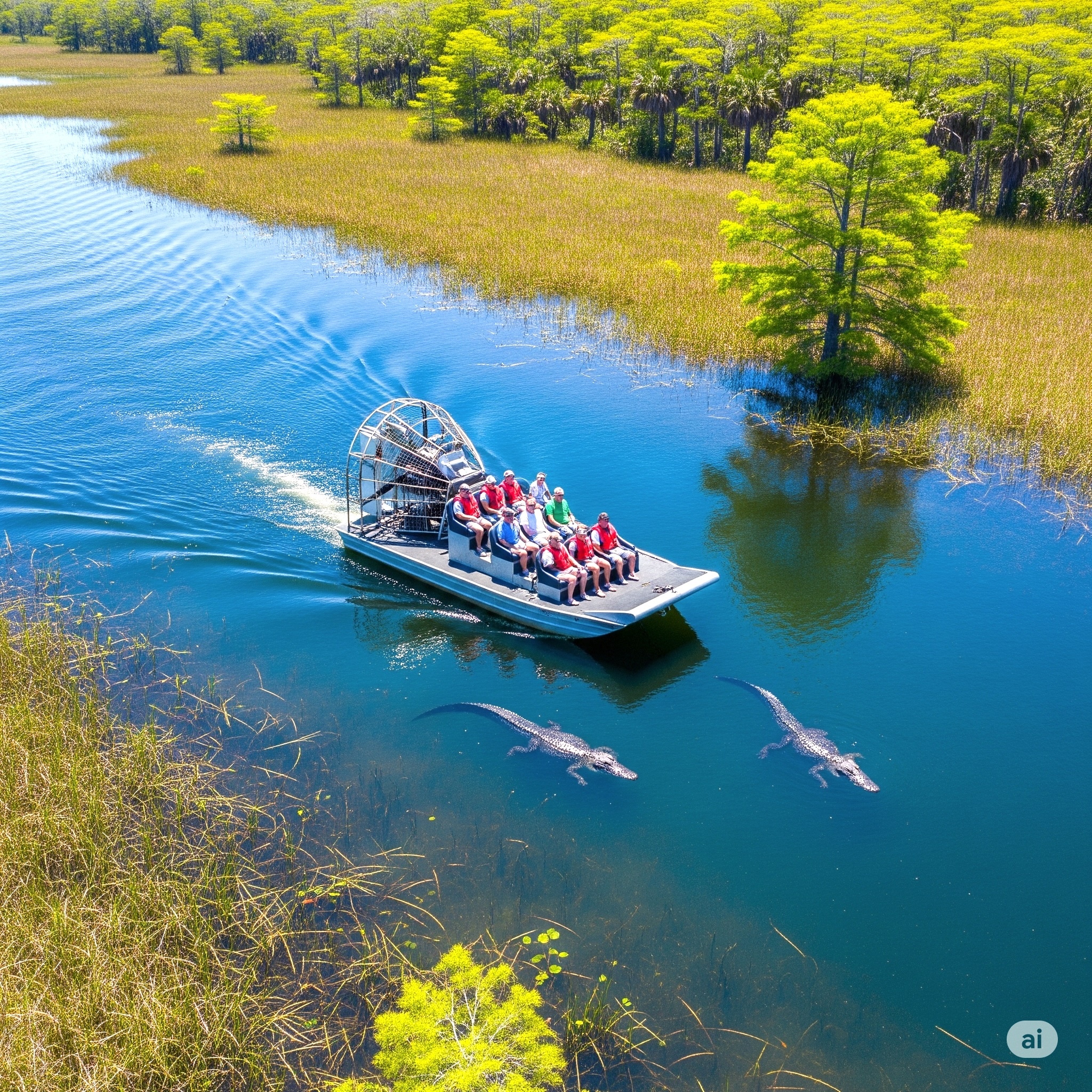 Everglades Airboat and Wildlife Sanctuary with round-trip transportation — Miami Beach