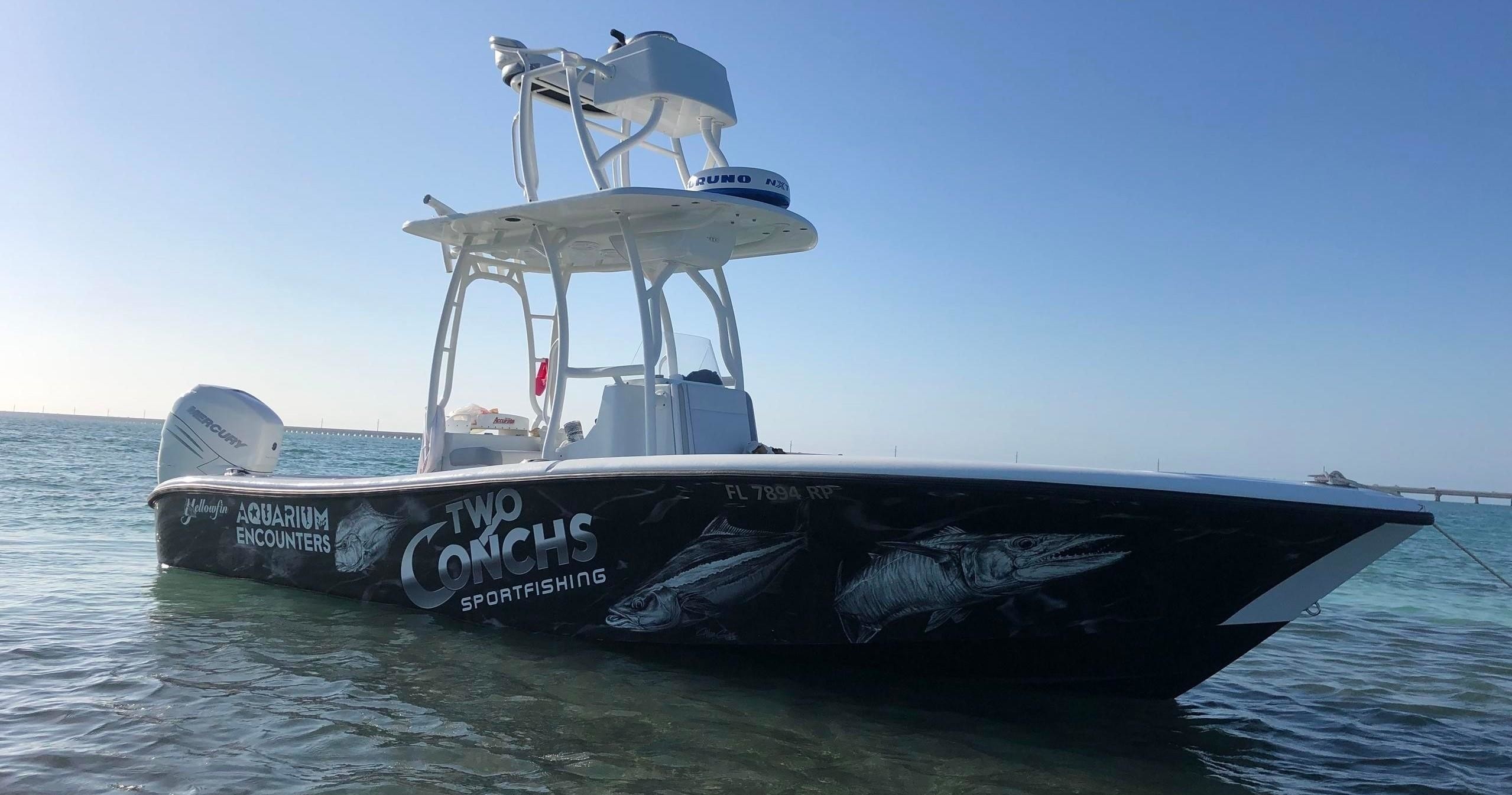 26' Yellowfin Hybrid w/Tower w/Mercury 400 — Marathon