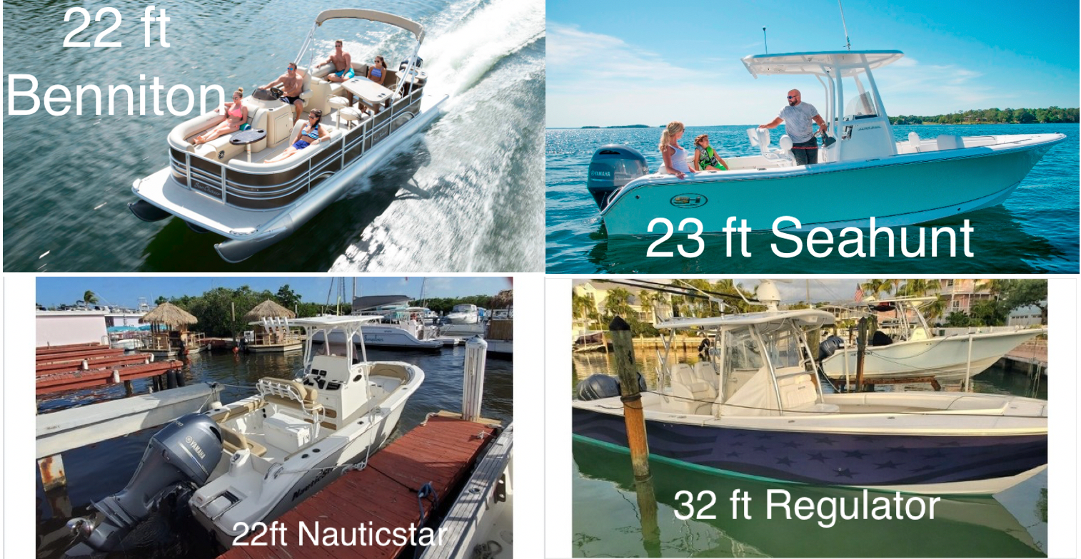 Two Day Rental (Pick Your Boat to See a Photo of It!)