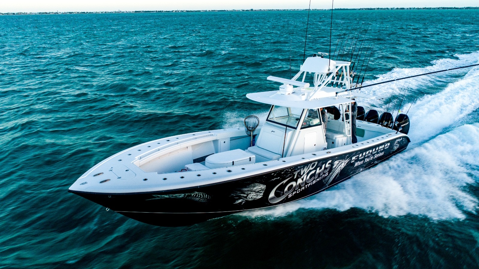 39' Yellowfin w/Tower w/Quad Mercury 300s — Marathon