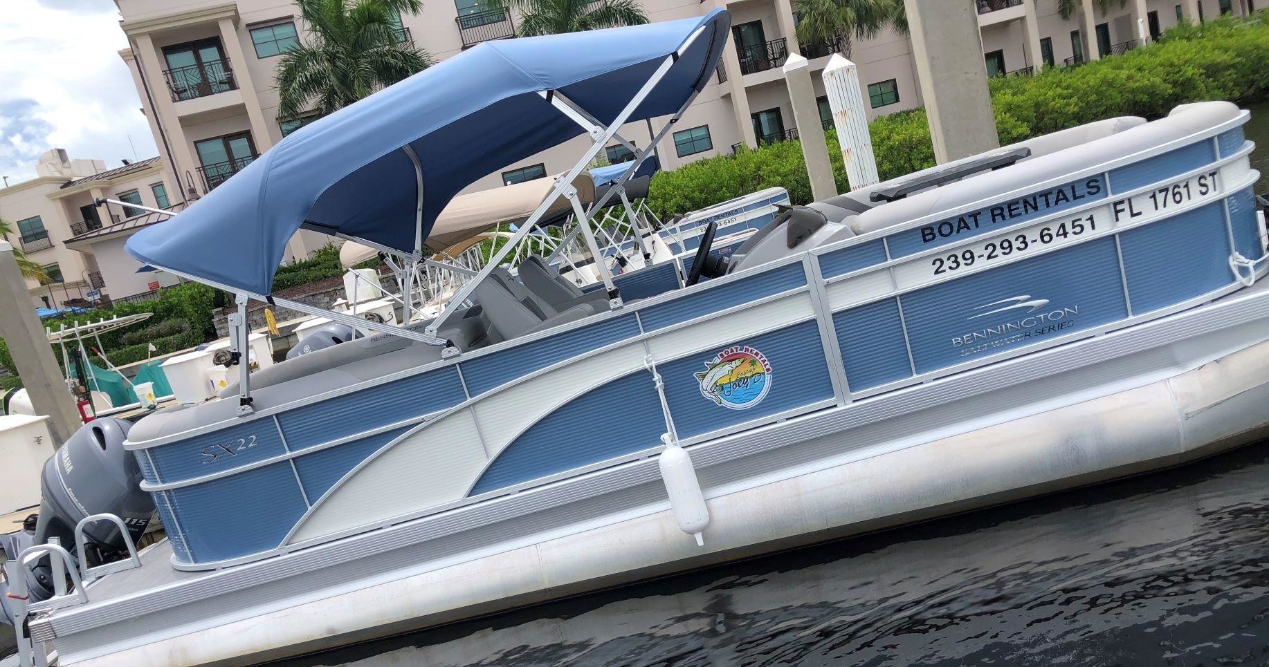 Bennington Tritoon Rental 22ft