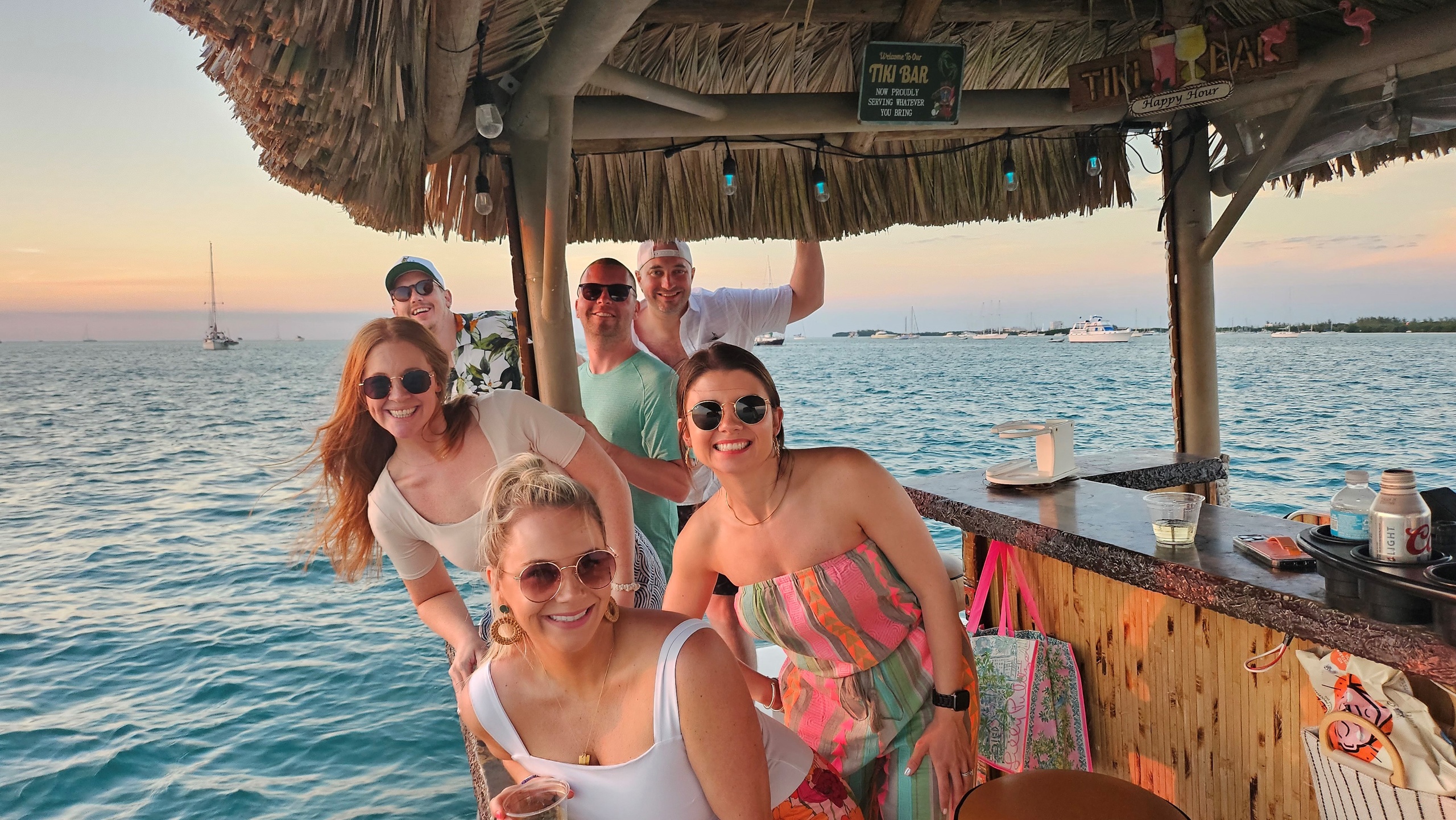 Key West Sunset Cruise on a Tiki Boat — Key West