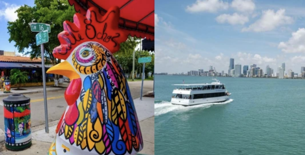 Miami City and Boat Tour Combo with FREE South Beach Bicycle Rental — Miami Beach