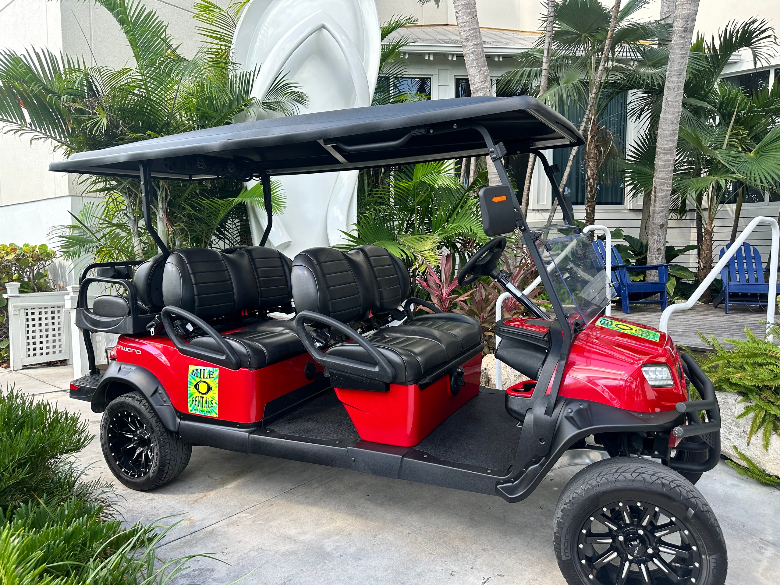 Premium 6 Passenger Gas Cart Rental — Key West