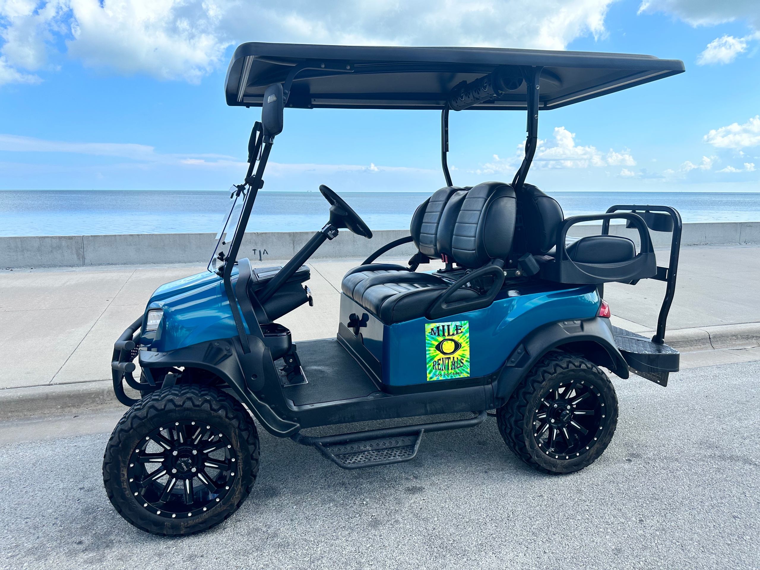 Premium 4 Passenger Gas Cart Rental — Key West
