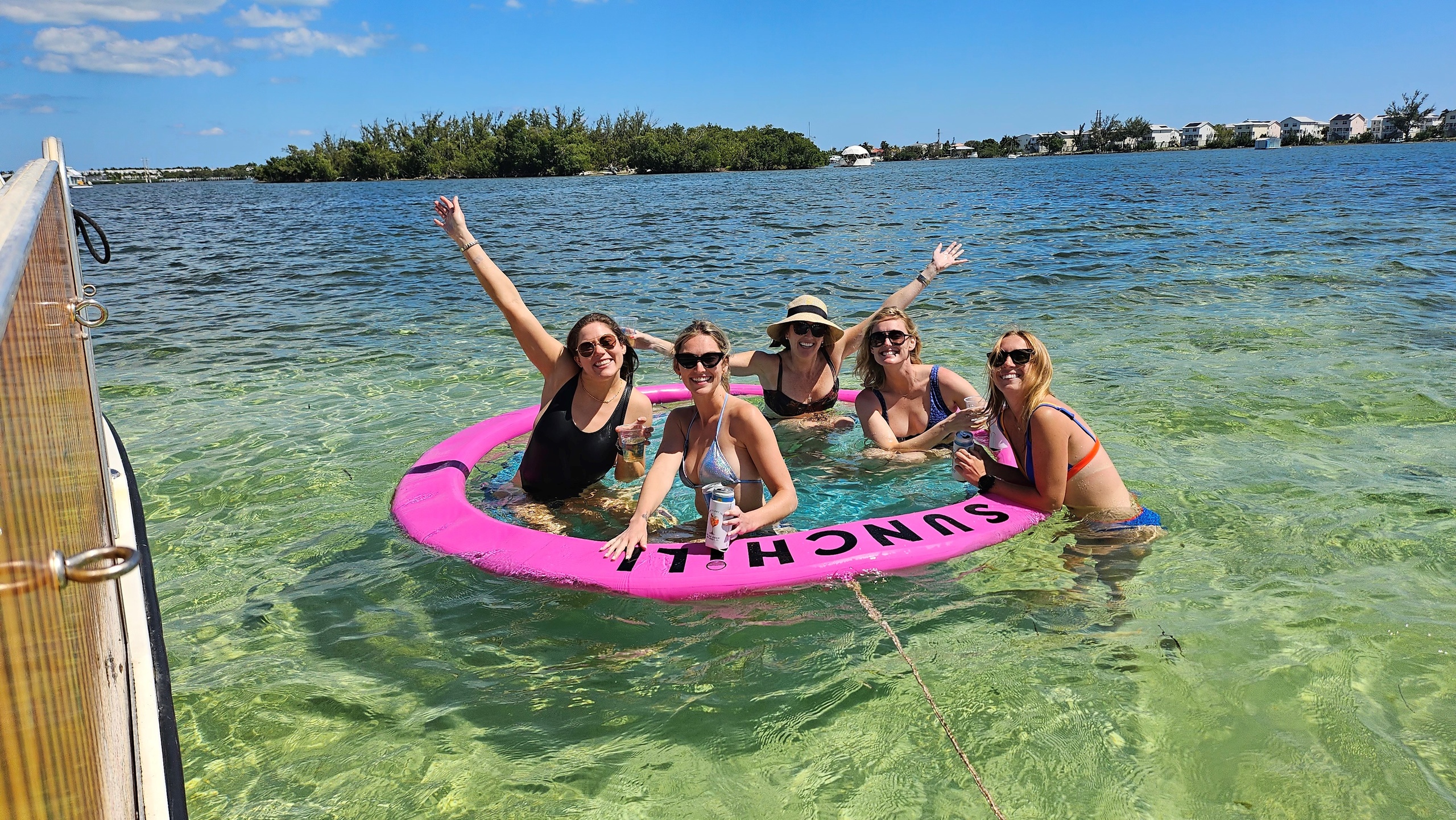 2 Hour Tiki Boat Party & Mini Sandbar — Key West