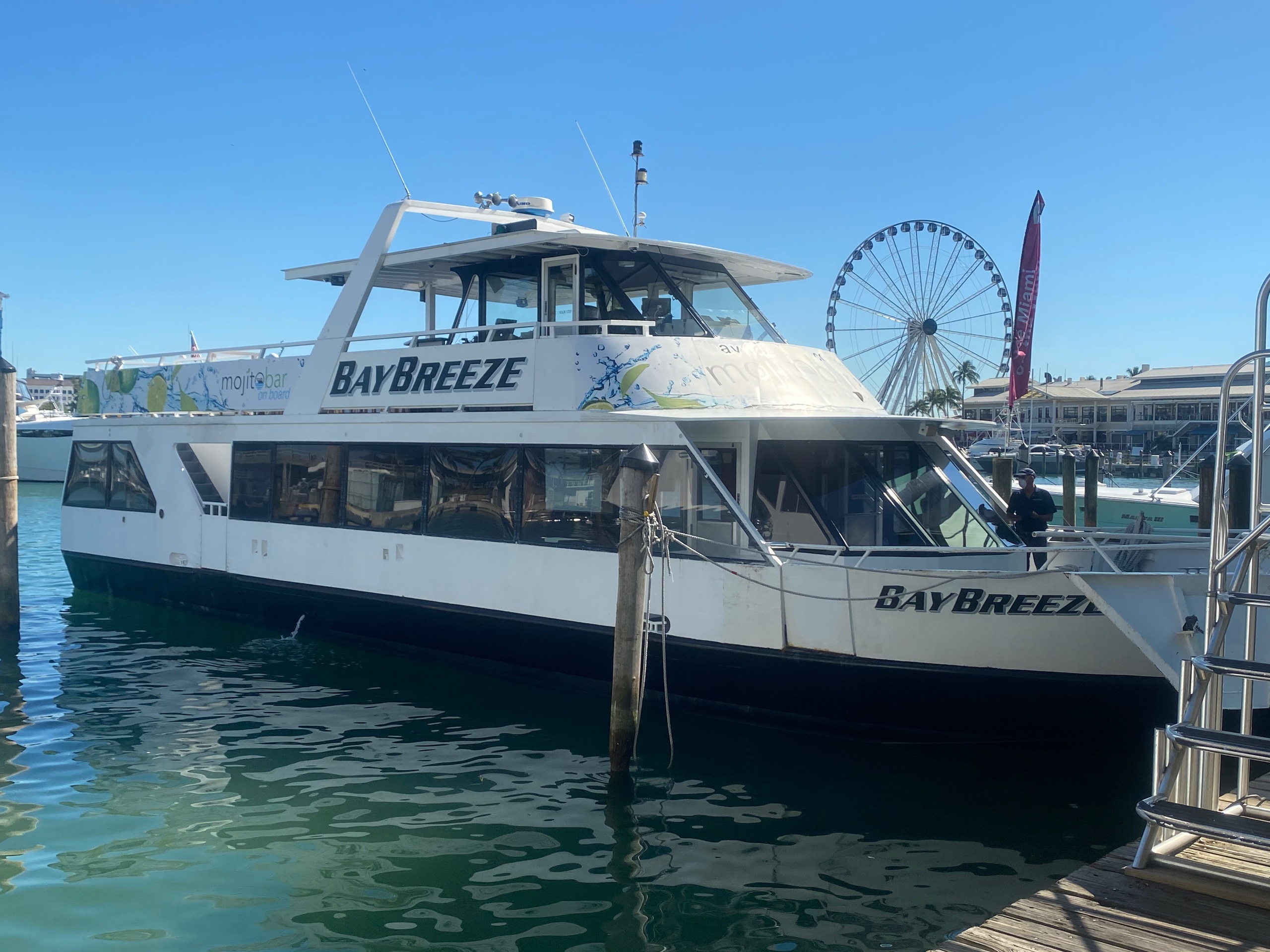 Miami Skyline: Happy Hour Sightseeing Sunset Cruise & Millionaire Homes — Miami