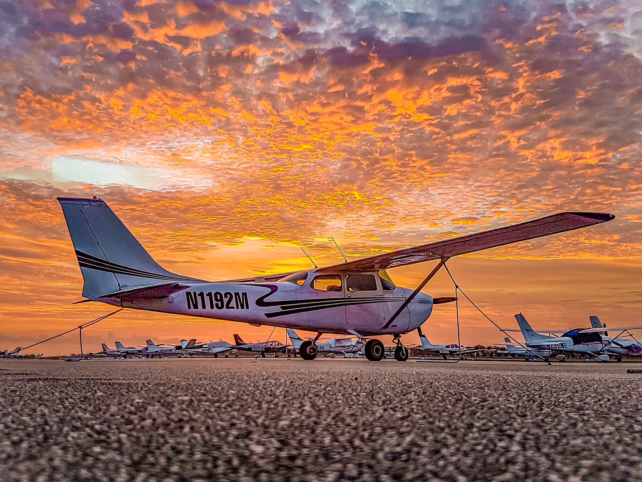 Miami Sunset Airplane Tour with Free Champagne in Miami