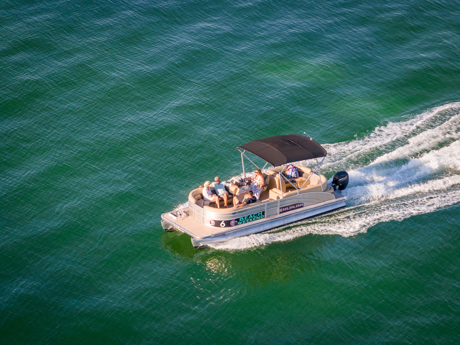 12 Passenger Pontoon Rental - 25'