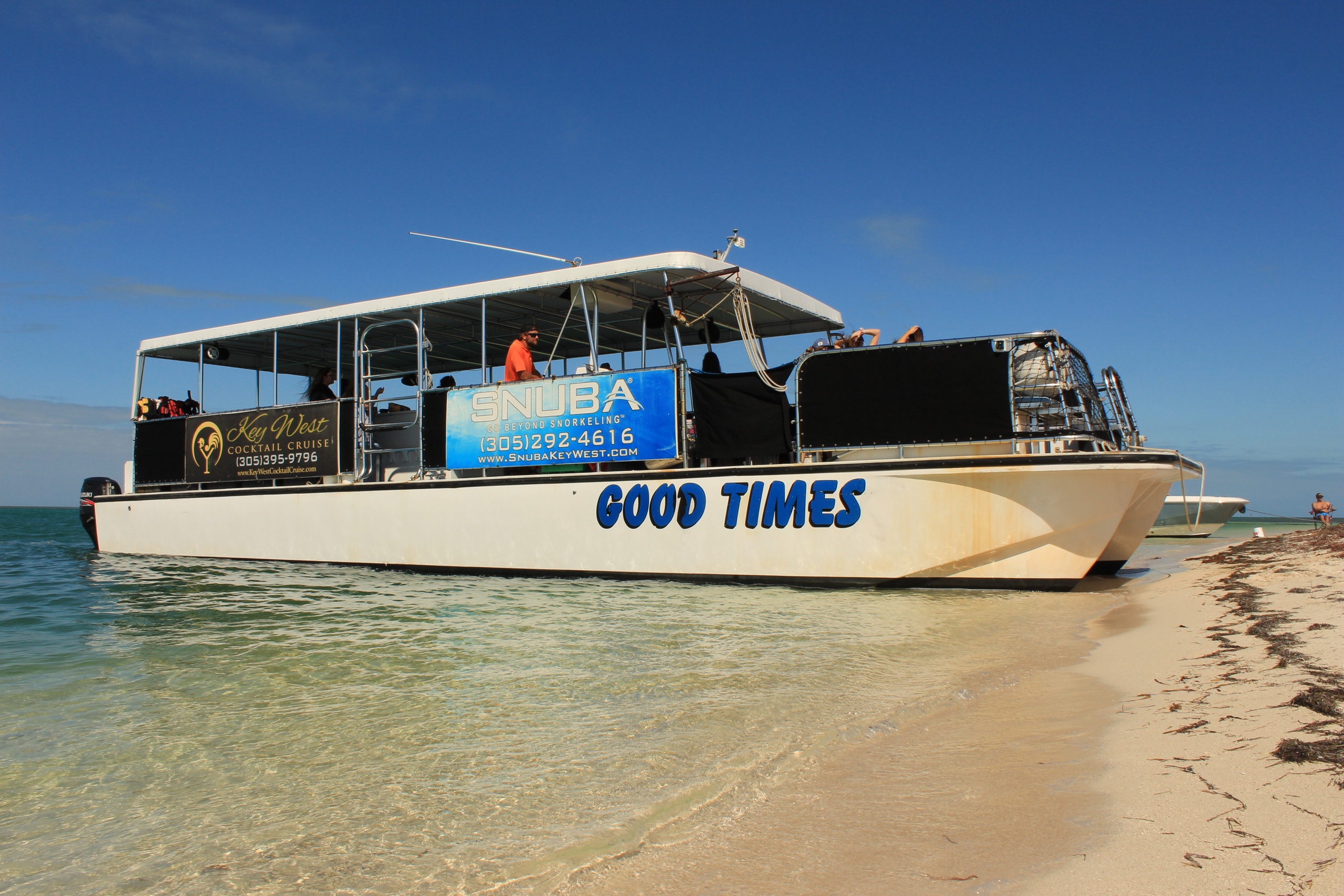 BYOB Sandbar Half Day Private Charter aboard "Good Times" 47' Cooper Marine Power Cat — Key West