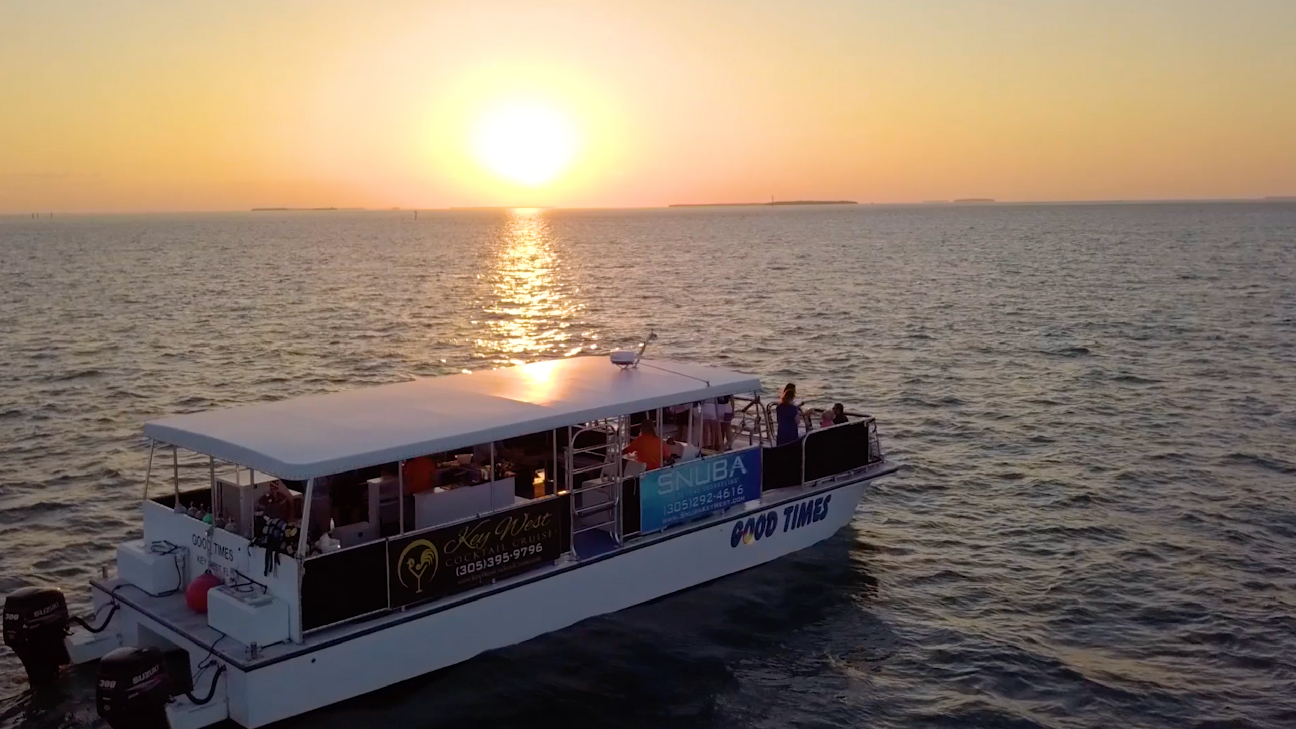 Key West Cocktail Cruise Private Sunset Charter on "Good Times" — Key West