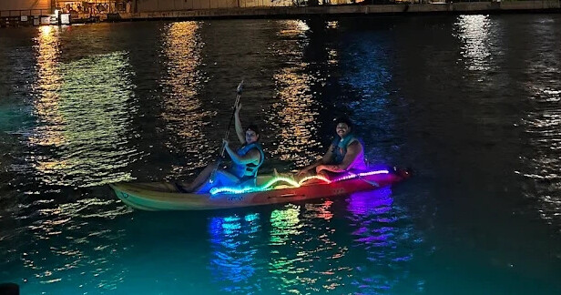 L.E.D. Light Kayak Miami City Lights in Miami