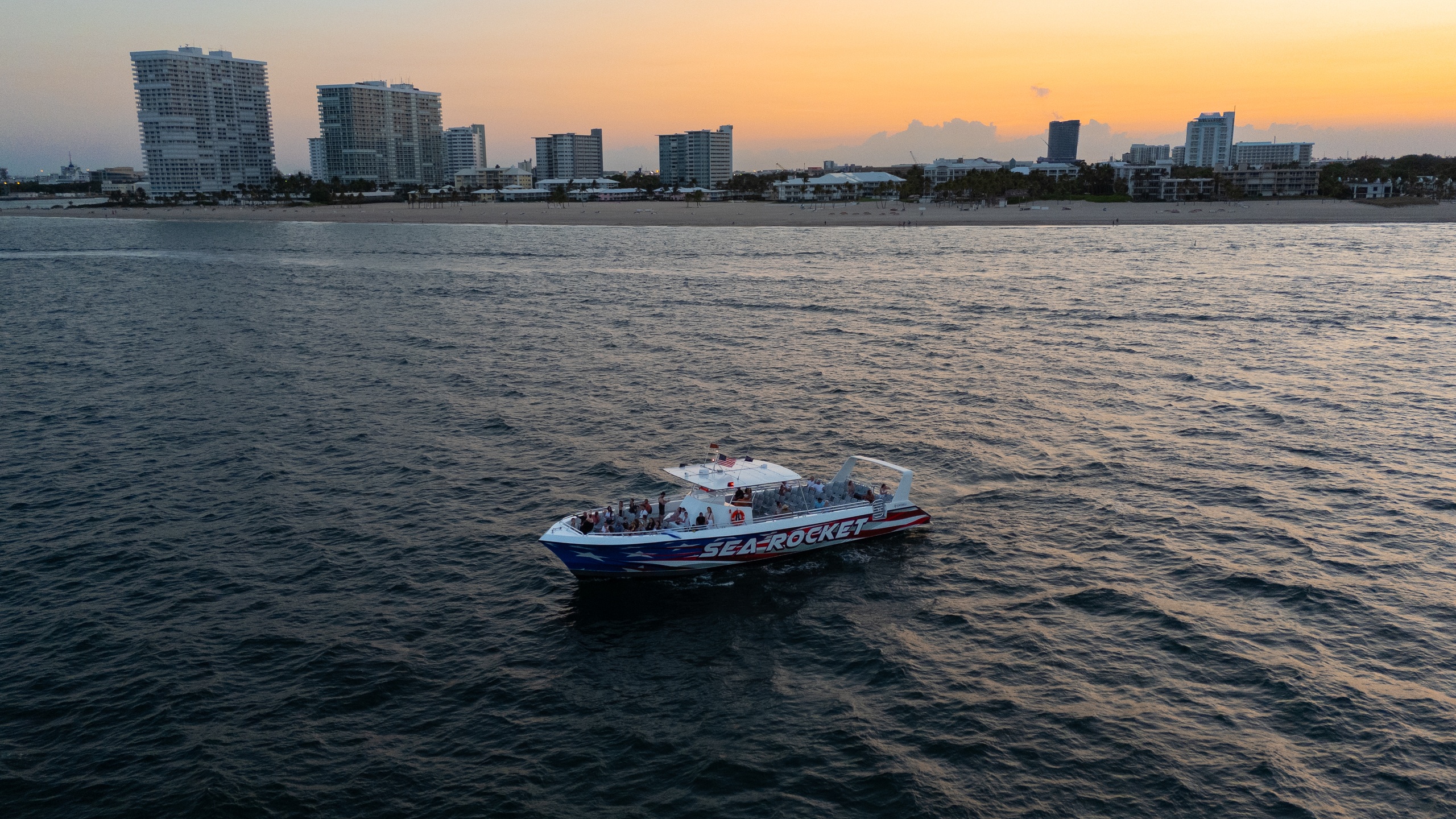 Fort Lauderdale Sunset & Intracoastal Sightseeing Cruise Aboard the Sea Rocket — Fort Lauderdale