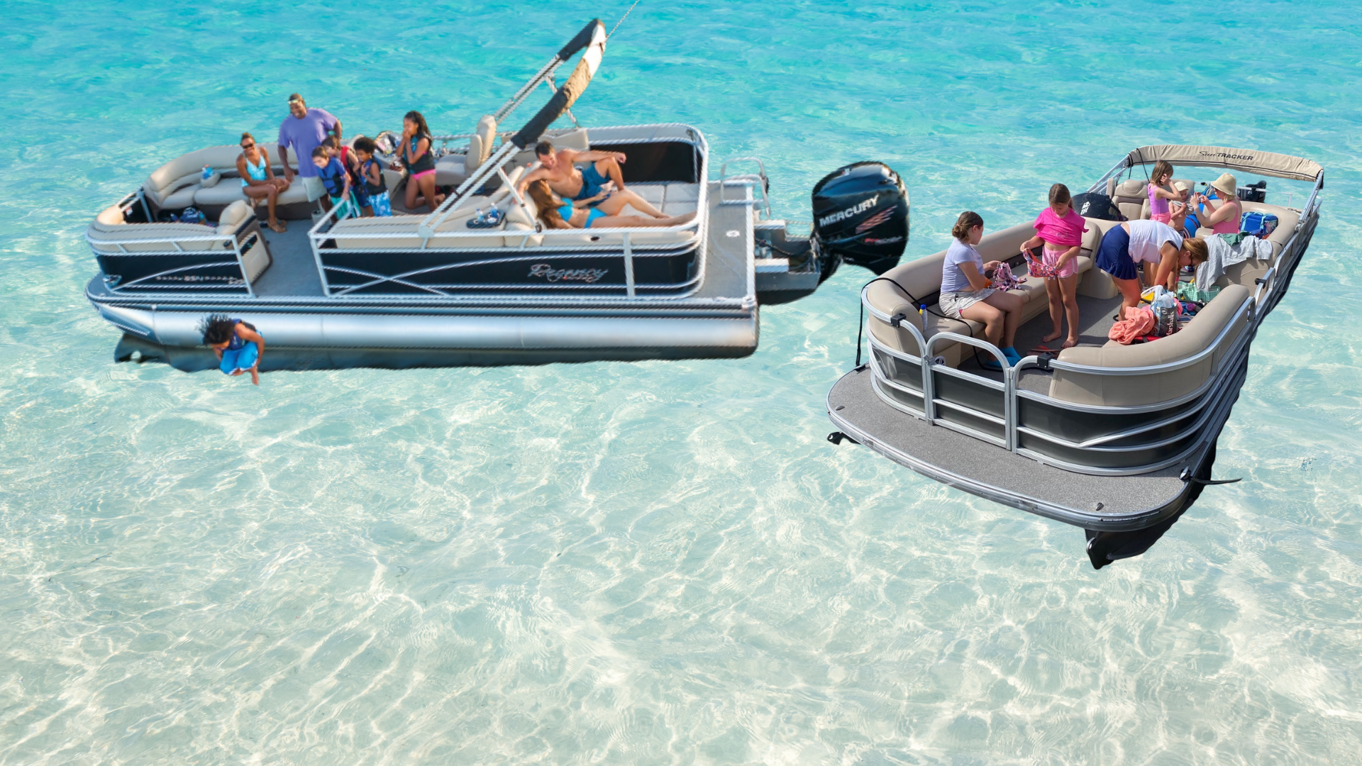 Pontoon Boat 26 feet - 12pp/115Hp