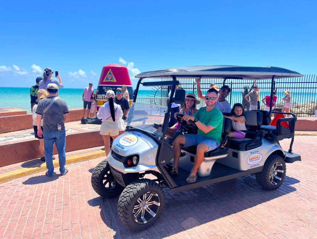 6 Person Golf Cart Rental - Casa Marina — Key West
