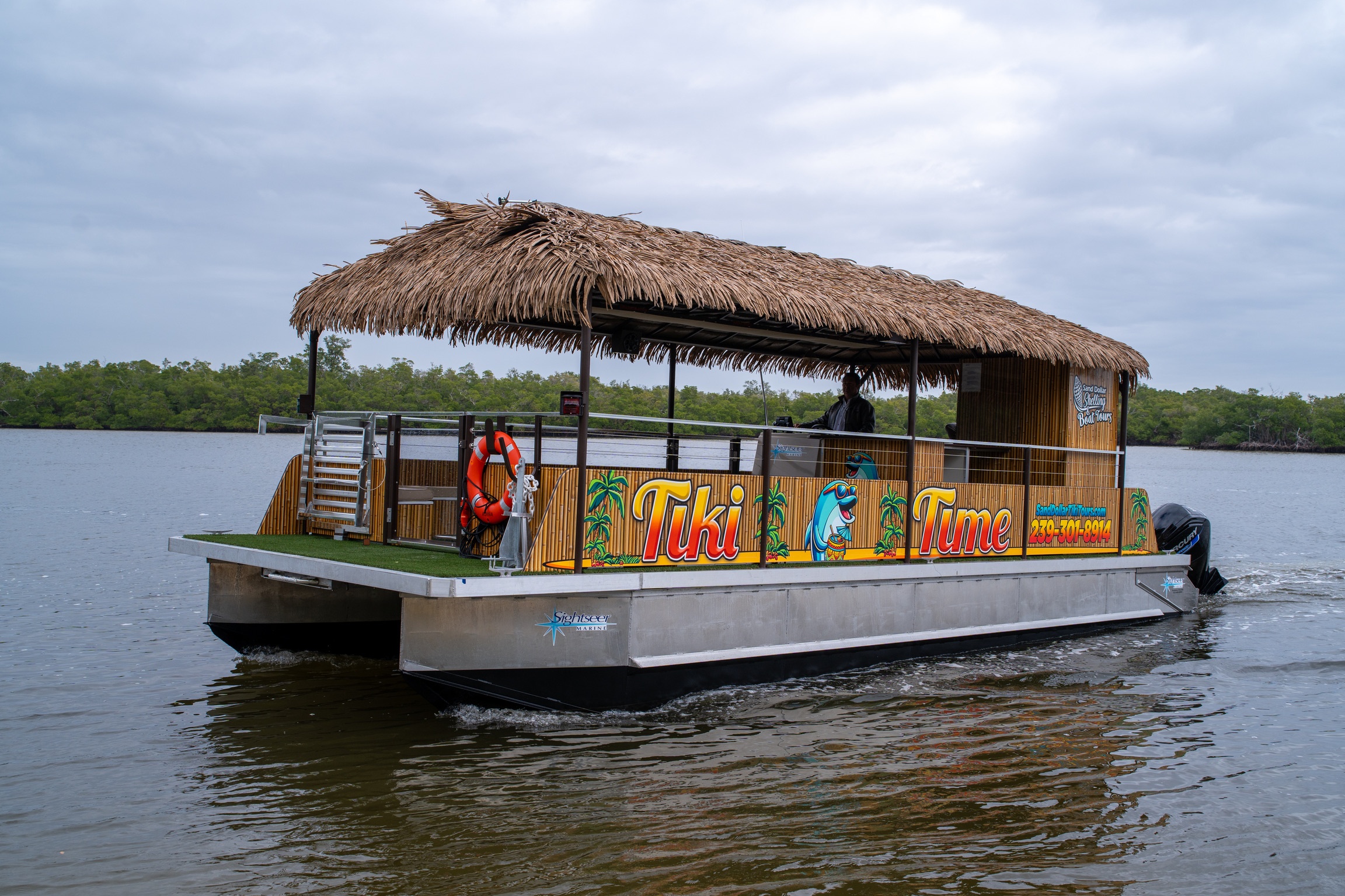 Tiki Boat Sunset Shelling, Beach, and Fun Adventure — Naples