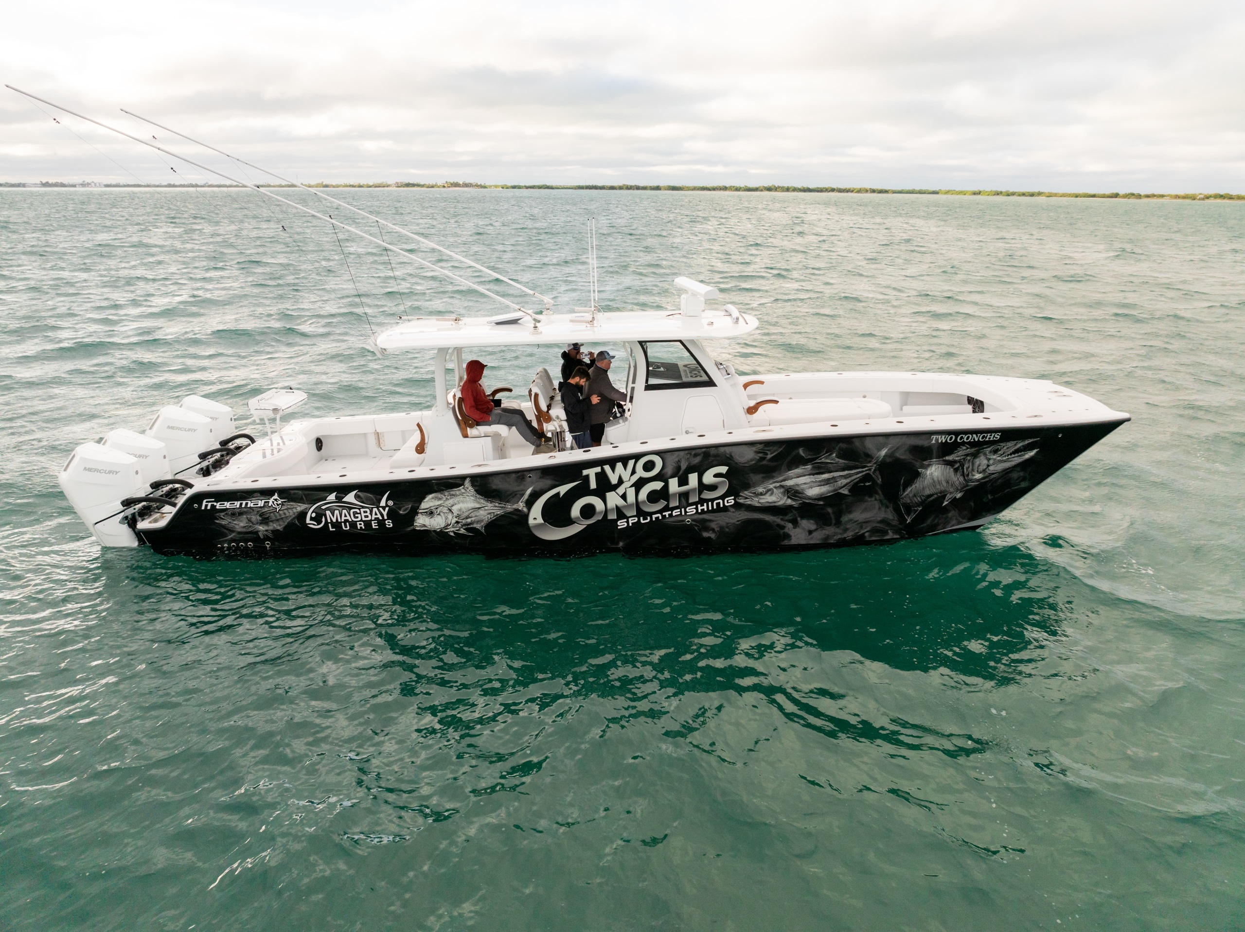 43' Freeman w/Quad Mercury 400 V10s — Marathon