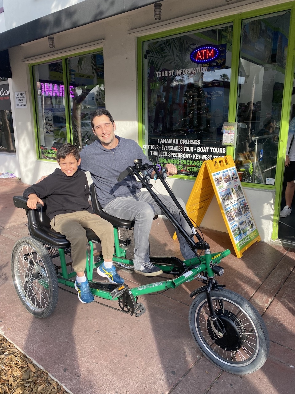 Side By Side E-Bike — Miami Beach