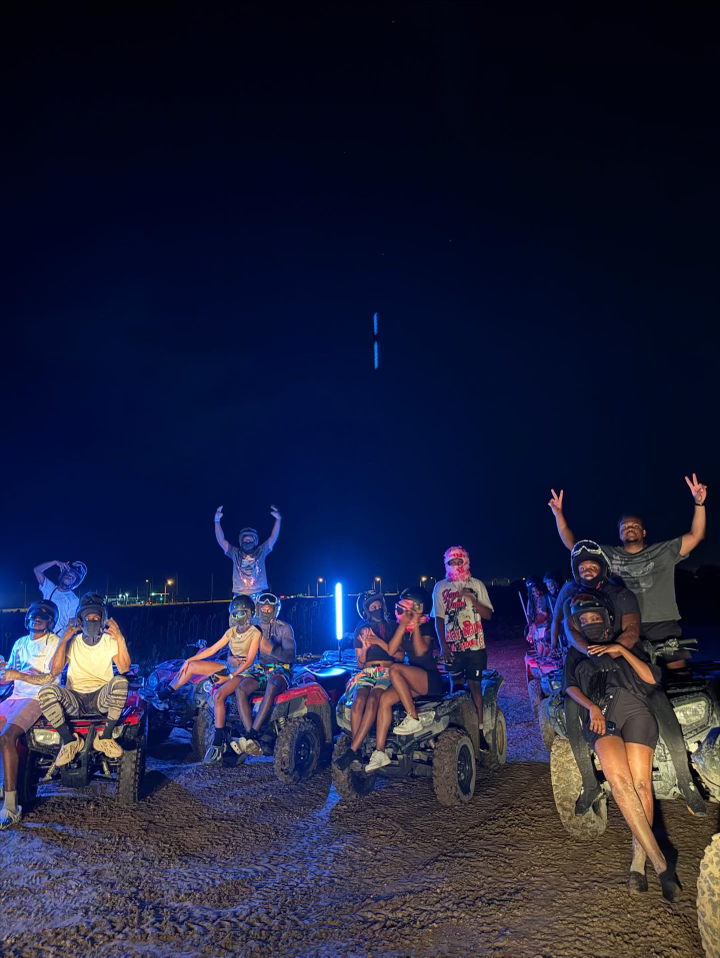Night Time Glow Light ATV Tour