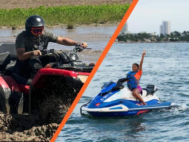 Package Deal: Boat ride, Jetski and ATV — Miami