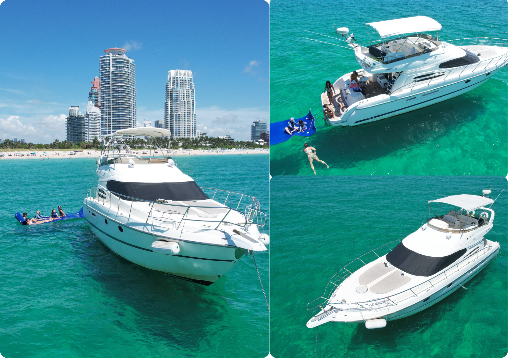 Yacht Rental Bella Lina 55' — Miami
