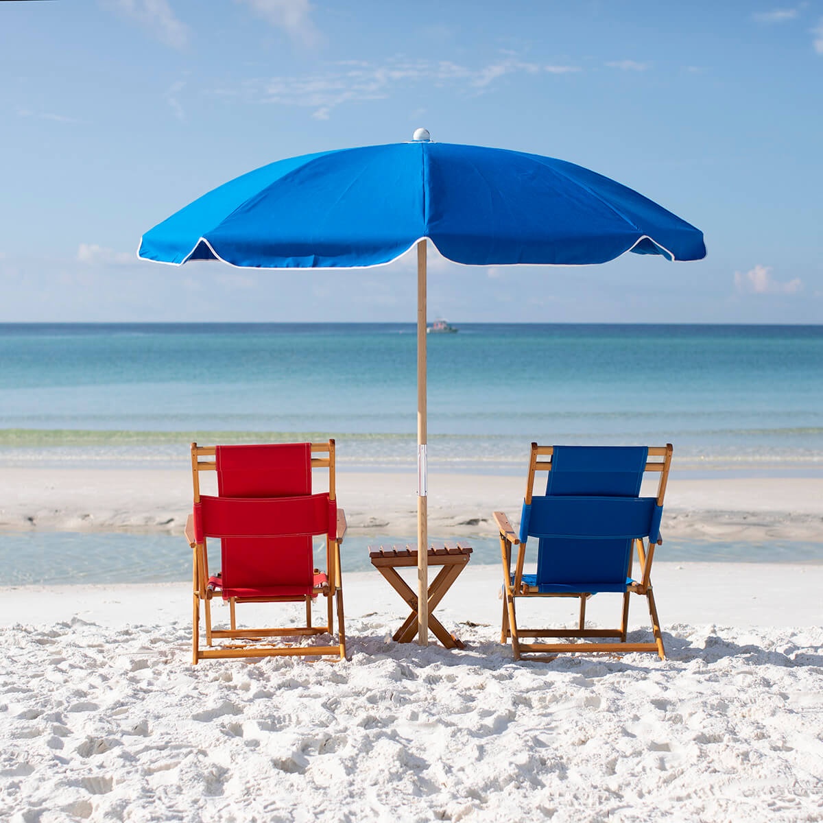 Beach Chair and Umbrellas