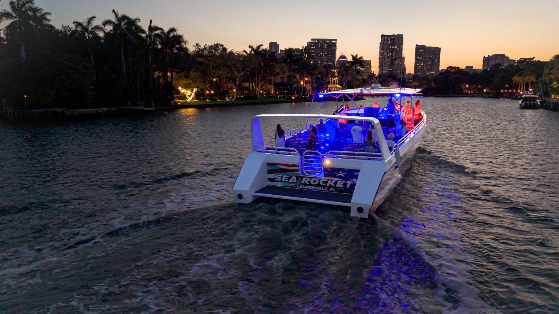 Fort Lauderdale Night Venice of America Cruise Aboard the Sea Rocket — Fort Lauderdale