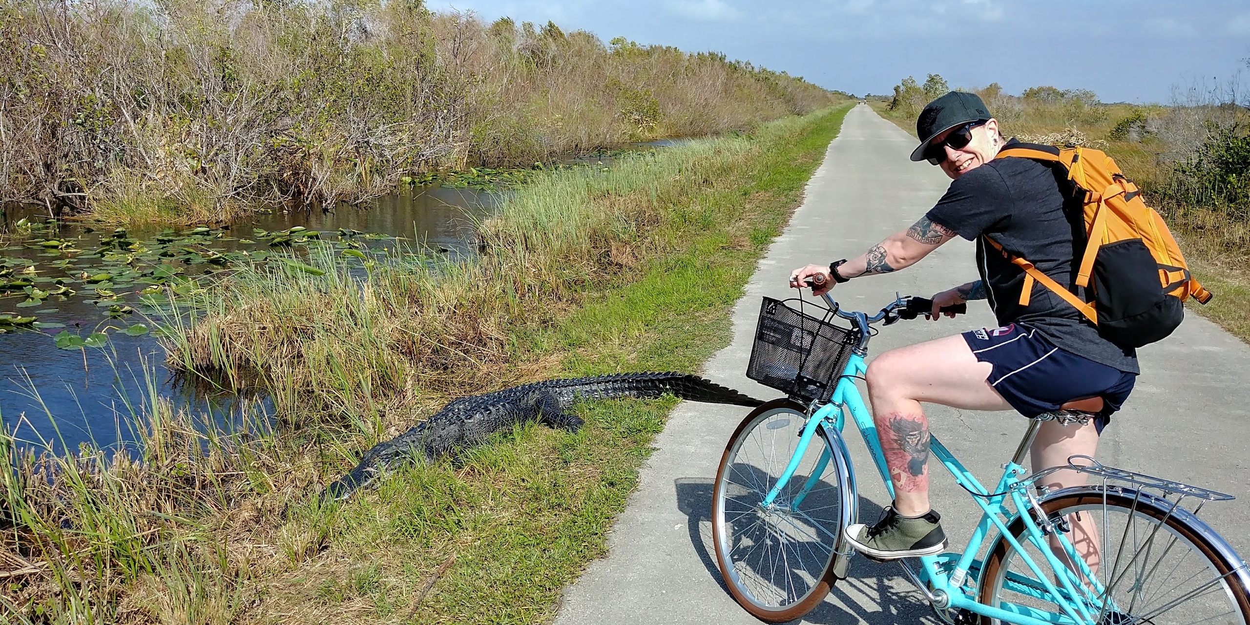Everglades E-Bike Exploration with Airboat.