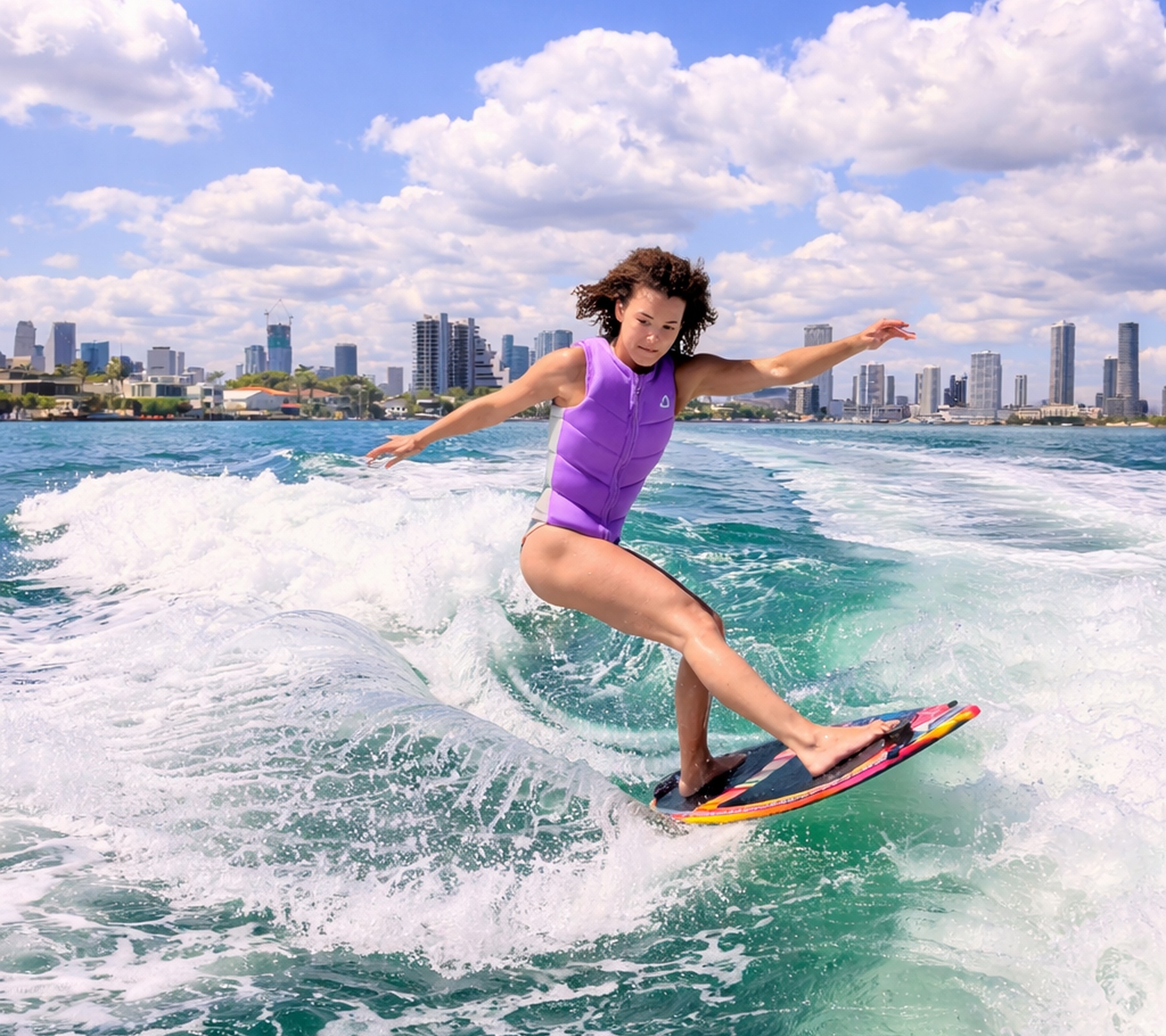 Miami Wakesurf & Skyline Cruise — Miami