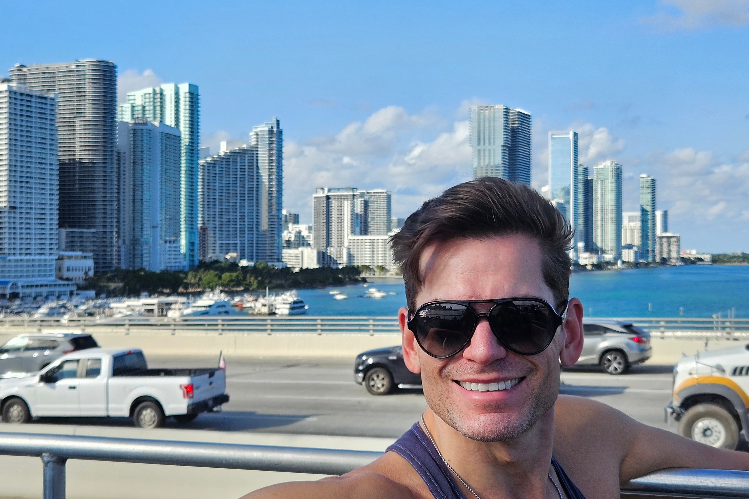 Double Decker Sightseeing Bus Tour of Miami from Bayside Marketplace — Miami