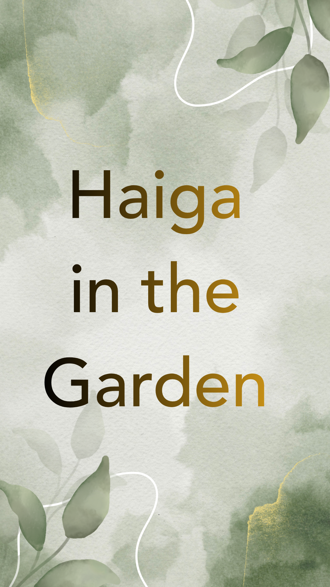 Haiga in the Garden — Miami
